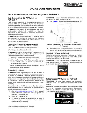 Generac APKE00014 Mode d'emploi | Fixfr