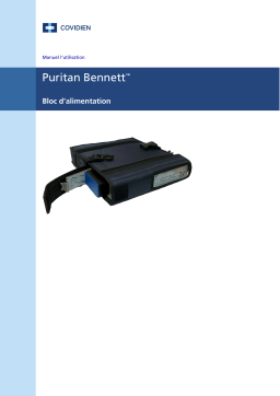 Covidien Puritan BennettTM Power Pack Dual Battery Manuel utilisateur
