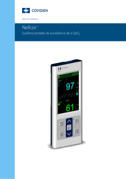 Covidien NellcorTM Portable SpO2 Patient Monitoring Manuel utilisateur