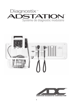 ADC Adstation™ 5610-347/5680-347 3.5V Modular Diagnostix Wall System Mode d'emploi
