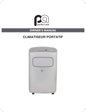 2PORT14000 | Perfect aire 2PORT12000 12,000 BTU Portable Air Conditioner Manuel utilisateur | Fixfr