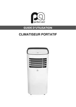 Perfect aire 2PORT9000A 9,000 BTU Compact Portable Air Conditioner Manuel utilisateur