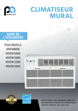 Perfect aire 4PATW12002 12,000 BTU Thru-the-Wall Air Conditioner — 230V Manuel utilisateur