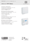 S+S Regeltechnik HYGRASGARD&reg; RFTF-Modbus Room humidity and temperature sensor Mode d'emploi