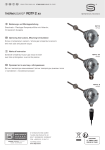 S+S Regeltechnik THERMASGARD&reg; RGTF2 Pt100 100/80mm Screw-in temperature sensor / flue gas temperature sensor Mode d'emploi