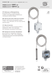 S+S Regeltechnik HYGRASGARD&reg; RPFF-SD-I Pendulum room humidity sensor Mode d'emploi