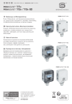 S+S Regeltechnik PREMASGARD 1116-U Pressure, differential pressure and volume flow measuring transducers Mode d'emploi