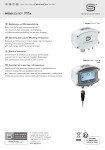 S+S Regeltechnik PREMASGARD 7111-U Pressure and differential pressure measuring transducer Mode d'emploi