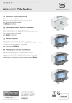 S+S Regeltechnik PREMASGARD 7249-Modbus Dual pressure sensor as pressure transmitter and differential pressure transmitter Mode d'emploi