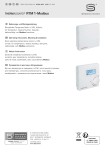 S+S Regeltechnik THERMASGARD&reg; RTM1-Modbus Room temperature measuring transducer Mode d'emploi