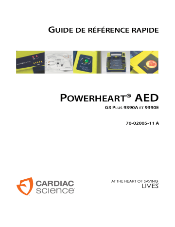 ZOLL Powerheart G3 and G3 Plus Guide de référence | Fixfr