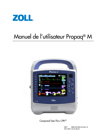 ZOLL Propaq M Manuel utilisateur | Fixfr