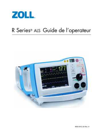 ZOLL R Series Monitor Defibrillators Mode d'emploi | Fixfr