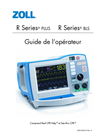 ZOLL R Series Monitor Defibrillators Mode d'emploi | Fixfr