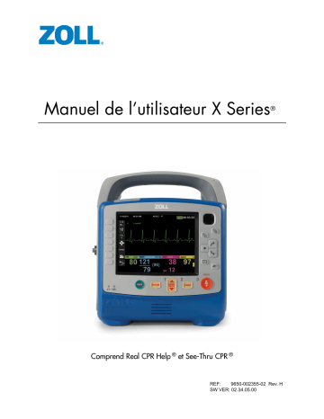 X Series for Hospital Transport | ZOLL X Series for EMS Mode d'emploi | Fixfr