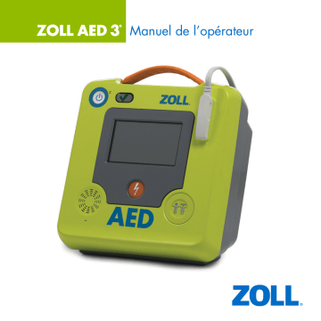 ZOLL AED 3 Manuel utilisateur | Fixfr