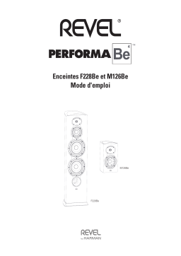 Revel M126Be Bookshelf Speaker Manuel du propriétaire