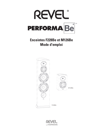 Revel M126Be Bookshelf Speaker Manuel du propriétaire | Fixfr