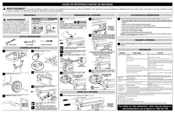 Black Max bm10680s 6800 Watt Generator Manuel du propriétaire | Fixfr