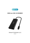 PENGO 4K HDMI-USB-C 3.0 Carte de Capture Manuel utilisateur