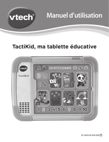 VTech TactiKid Mode d'emploi | Fixfr