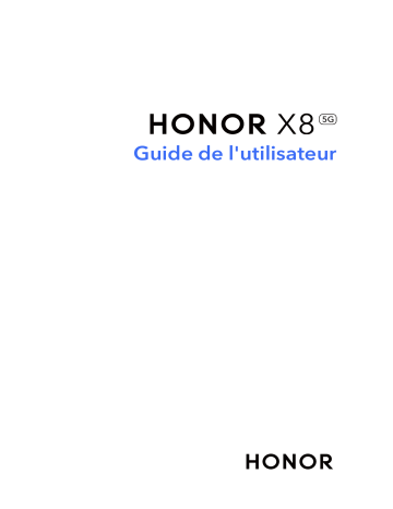 Honor X8 5G Mode d'emploi | Fixfr