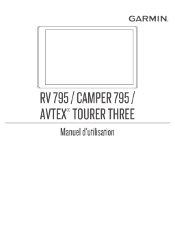 Garmin Camper 795 Manuel utilisateur