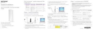 Netgear Point d’accès WiFi 6 Manuel utilisateur | Fixfr