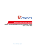 Ctronics Cam&eacute;ra Surveillance Solaire WiFi Manuel utilisateur