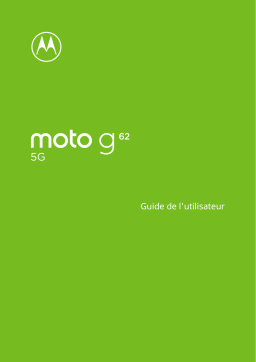 Motorola MOTO G62 5G Manuel utilisateur