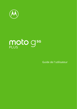 Motorola MOTO G 5G Plus Manuel utilisateur