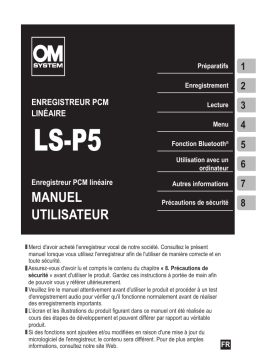 Olympus LS P5 Manuel utilisateur