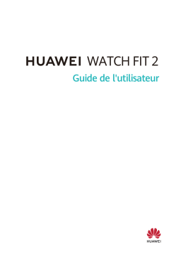 Huawei Watch Fit 2 Mode d'emploi