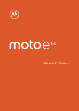 Motorola Moto E6S Mode d'emploi