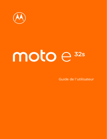Motorola MOTO E32s Mode d'emploi | Fixfr