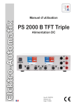 Elektro-Automatik EA-PS 2384-05B + 3..6V / 2A DC Laboratory Power Supply Manuel du propri&eacute;taire