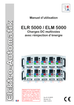 Elektro-Automatik EA-ELM 5080-25 0…320W DC Electronic Load Manuel du propriétaire