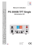 Elektro-Automatik EA-PS 2042-20B DC Laboratory Power Supply Manuel du propri&eacute;taire