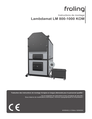 Froling Lambdamat LM 800-1000 KOM Guide d'installation | Fixfr