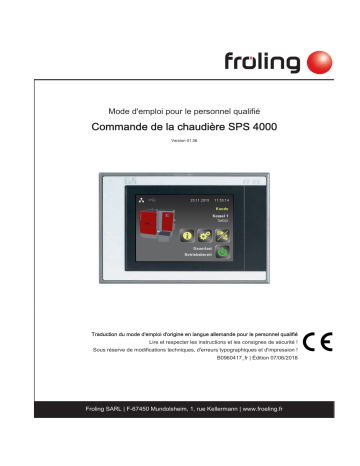 Froling SPS 4000 Mode d'emploi | Fixfr