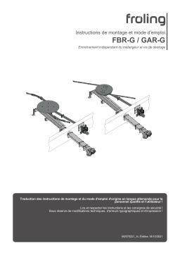 Froling FBR-G / GAR-G Guide d'installation