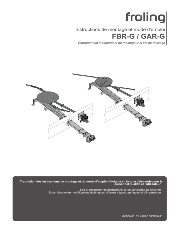 Froling FBR-G / GAR-G Guide d'installation | Fixfr