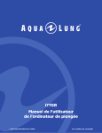 Aqualung i770R Manuel du propri&eacute;taire