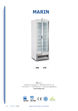 CombiSteel 7295.0070 Freezer Glass Door Marin Static Manuel utilisateur