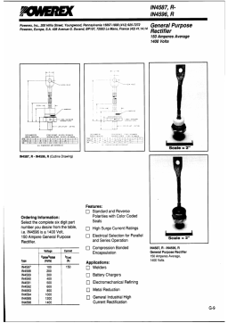 Powerex 1N4593R Fiche technique