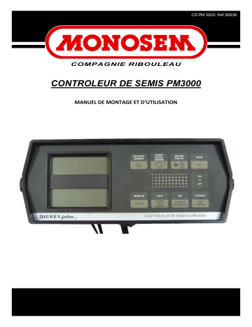 Monosem CSPM3000 Manuel du propriétaire | Fixfr