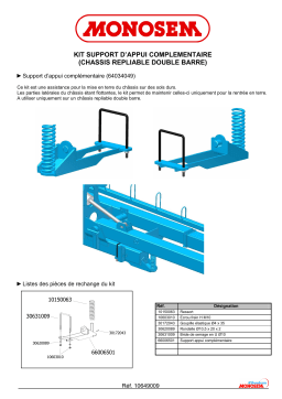 Monosem Kit-support-appui-complementaire-DB Manuel du propriétaire