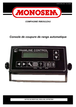 Monosem Console-Robydome-auto Manuel du propriétaire