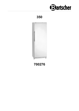 Bartscher 700276 Storage refrigerator 350 Mode d'emploi