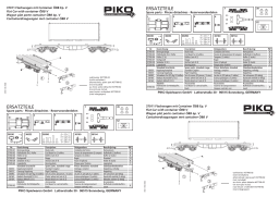 PIKO 37011 ÖBB V Flat Manuel utilisateur